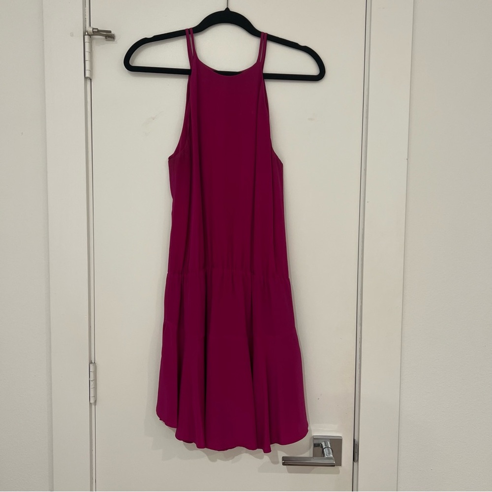 Katrina Grimaldi Mini Sleeveless Dress Fuchsia